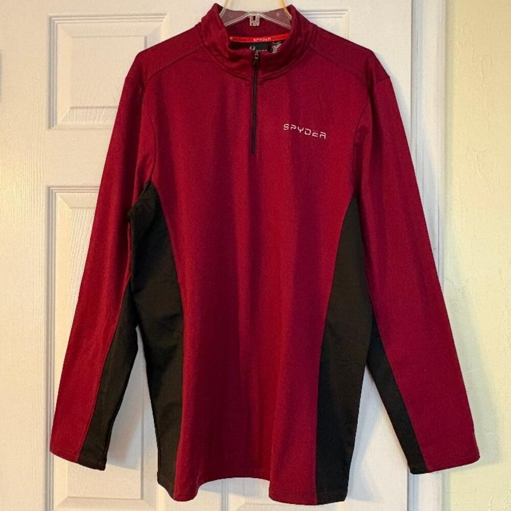 Men's Spyder Half Zip T-Neck XXL